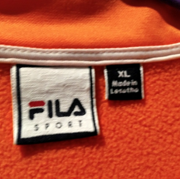 FILA Sport Female Athletic Jacket Sz XLarge Neo Or - Picture 4 of 5